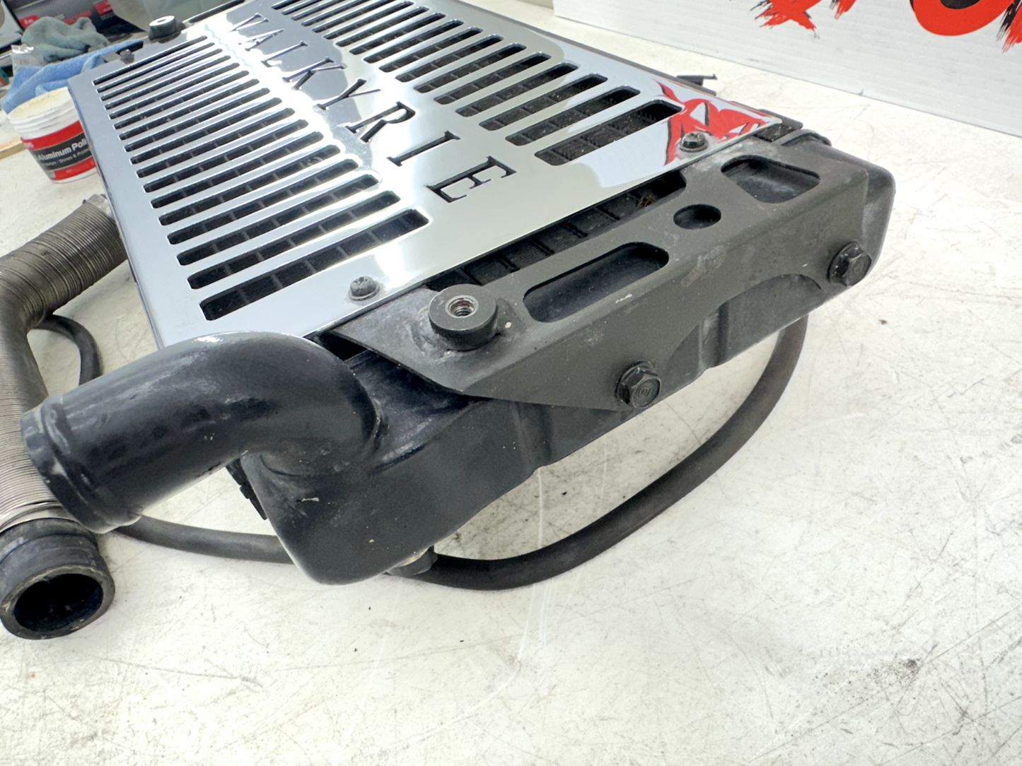 1999 HONDA VALKYRIE INTERSTATE Radiator + Chrome Grill Guard