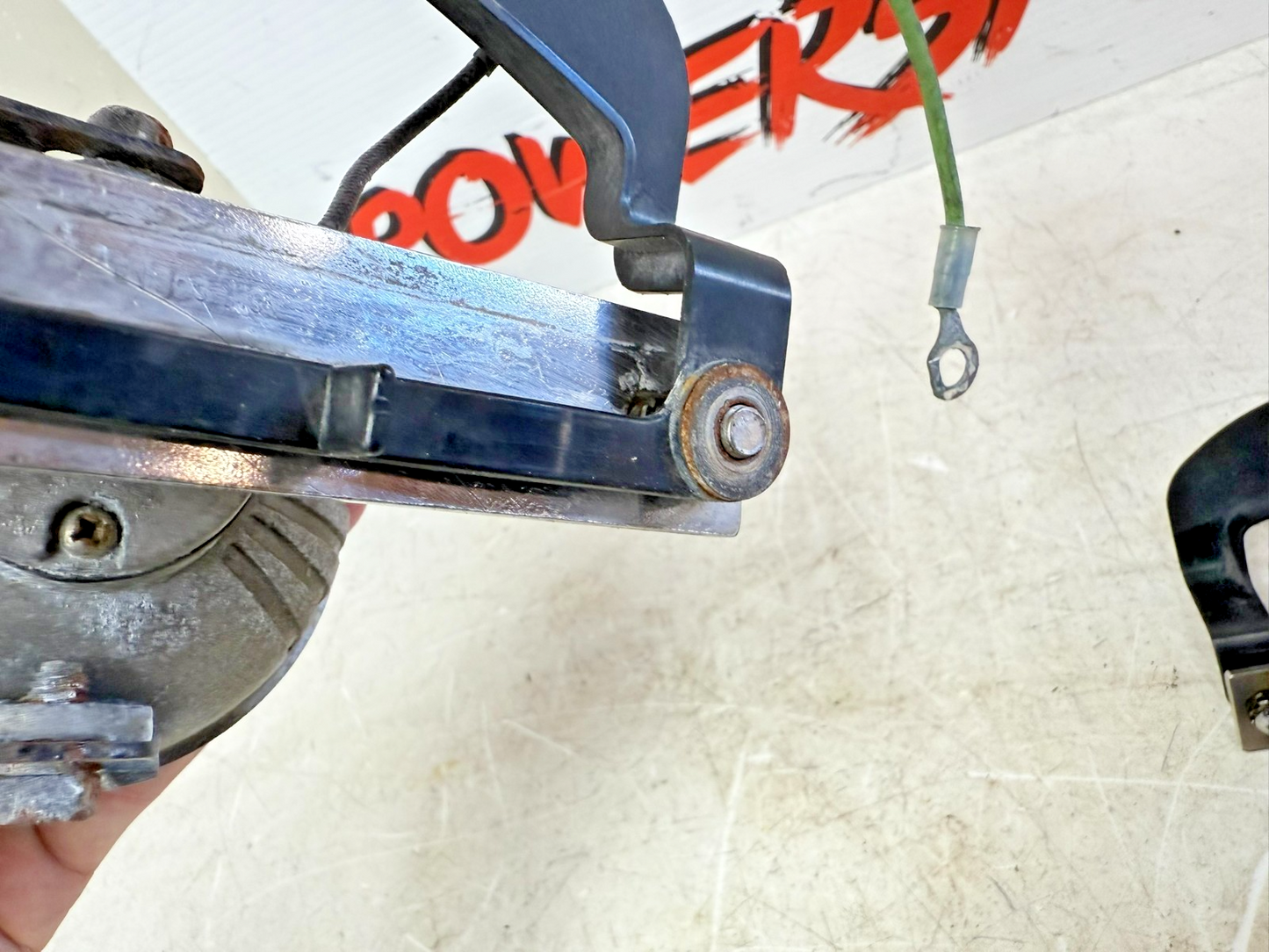 2002 Honda Goldwing GL1800 Fog Light Lamp Right Left Blue Lens w/ Mount Bracket