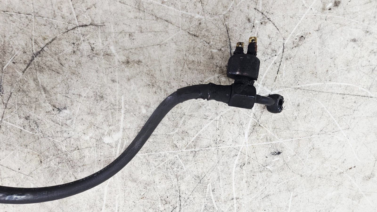 1990 Harley FXR FXRT FXRD FXRS FXLR FXRC Rear Brake Line Hose OEM & Brake Switch