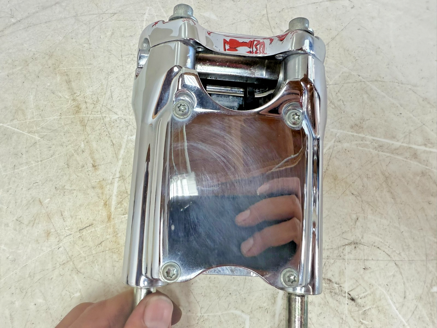 2003 Harley Davidson Sportster Handlebar Clamp Riser Clamp Chrome