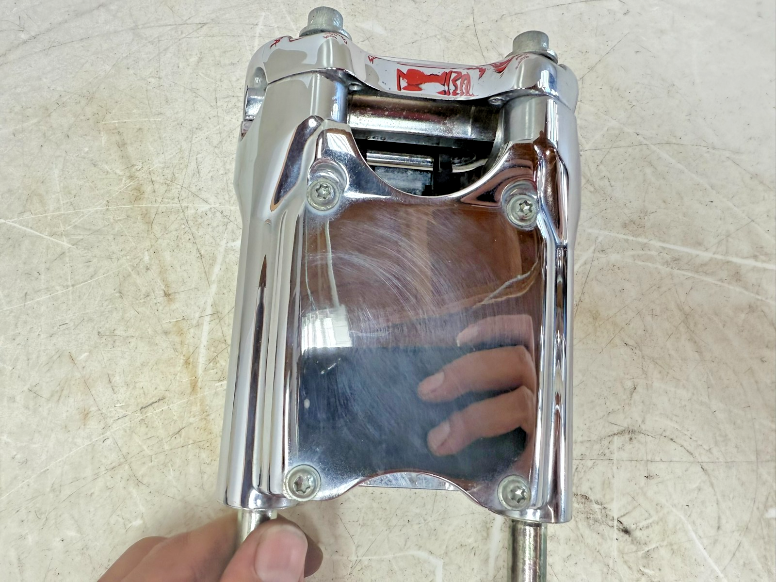 2003 Harley Davidson Sportster Handlebar Clamp Riser Clamp Chrome
