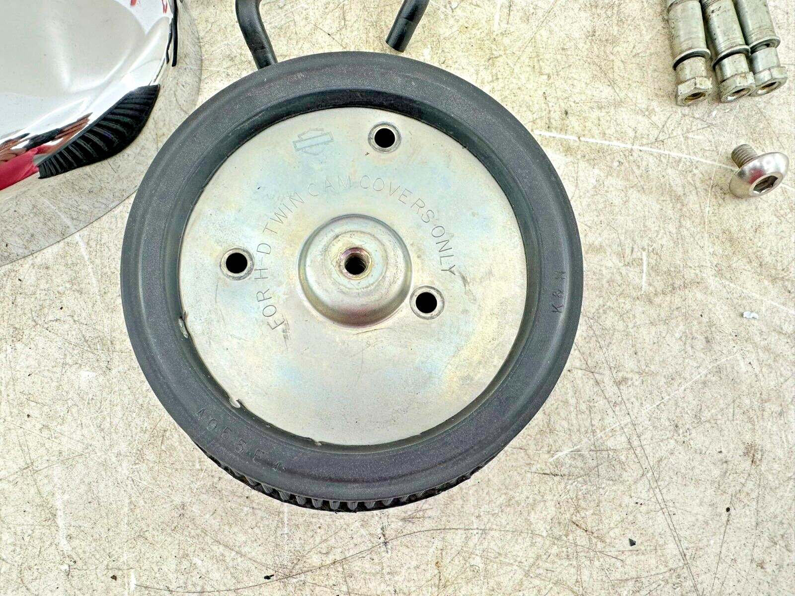 2002 HARLEY SOFTAIL OEM HD Intake Housing Backing Plate Air Filter