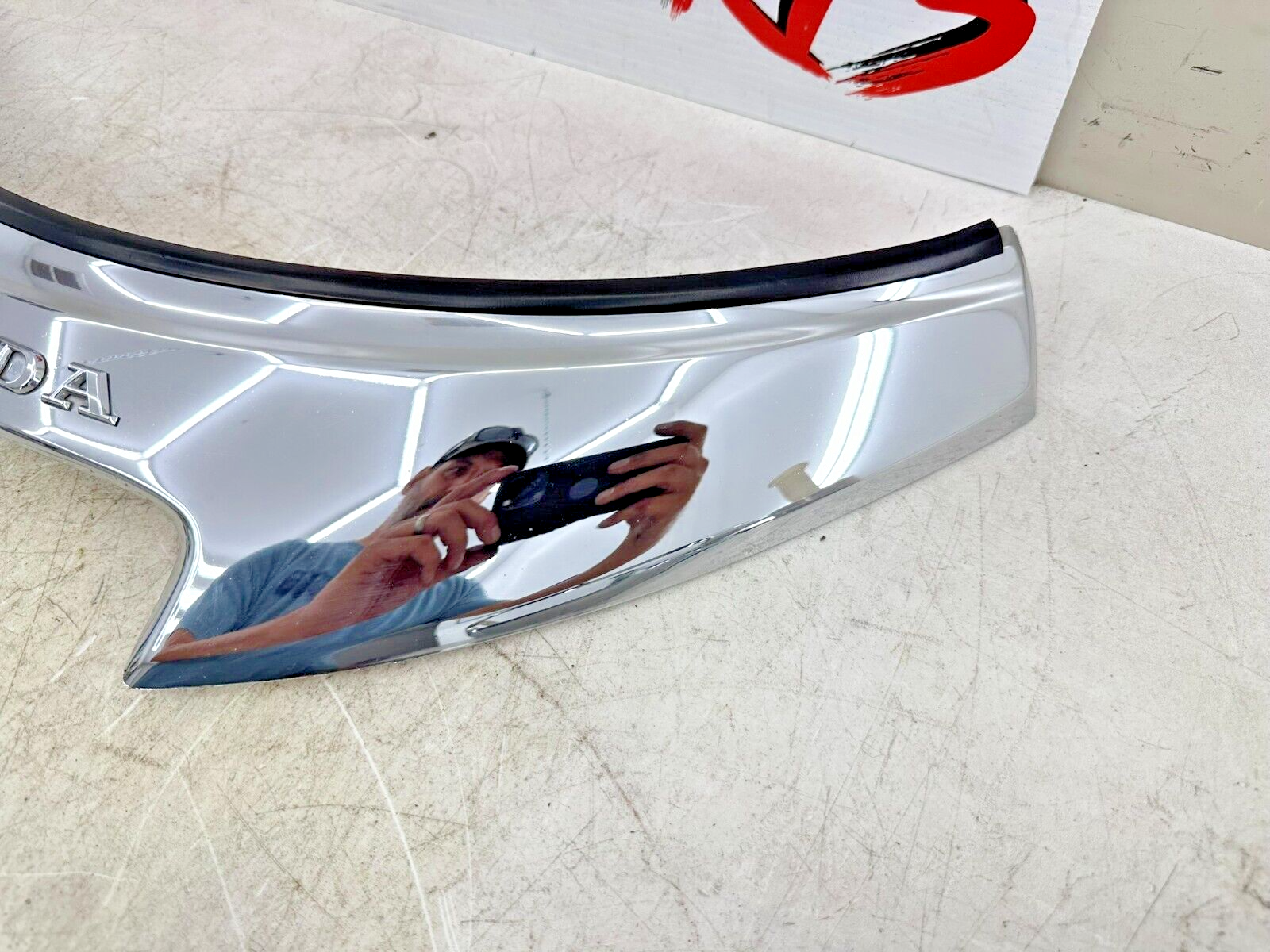 1999 HONDA VALKYRIE INTERSTATE  Chrome Upper Fairing Windshield Trim Garnish