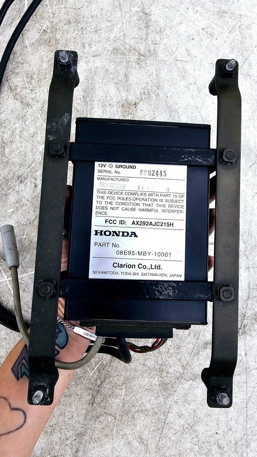 1999 HONDA VALKYRIE INTERSTATE OEM Radio Module Control Unit Box + MTG Bracket