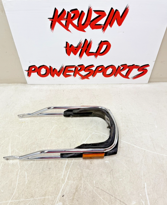 2003 HARLEY ELECTRA GLIDE Front Fender Bumper Trim Rail Guard w/ Reflector