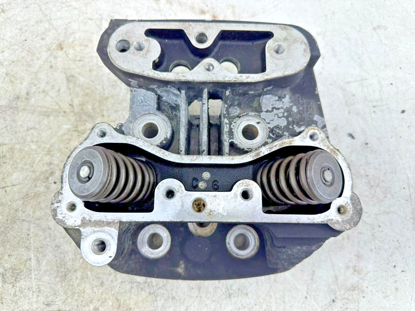 1997 HARLEY DYNA OEM HD Cylinder Heads W/ Valves Front + Rear