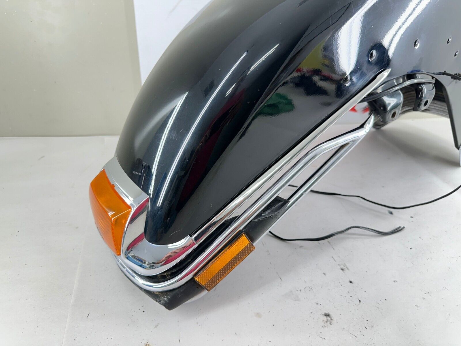 1999 HARLEY ELECTRA GLIDE Black Front Fender + Light + Bumper