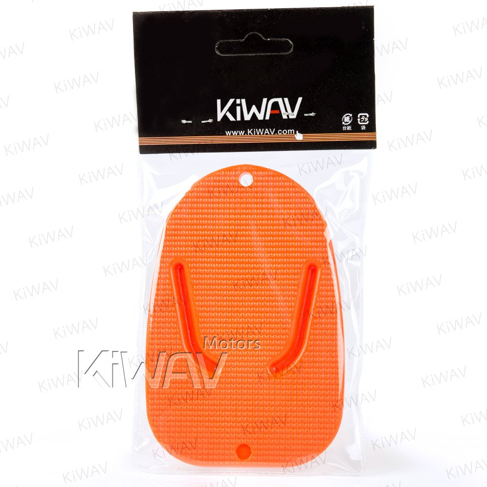 Motorcycle Kickstand Pad Support Plate | Soft Ground Outdoor Parking Accessory Anti Slip Abs Construction Universal Fit Models Prevents Tile Scuff Mark